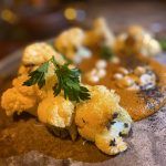 Plato de coliflor en restaurante Balik, Bacalar