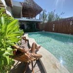 Piscina del hotel Mis sueños Holbox