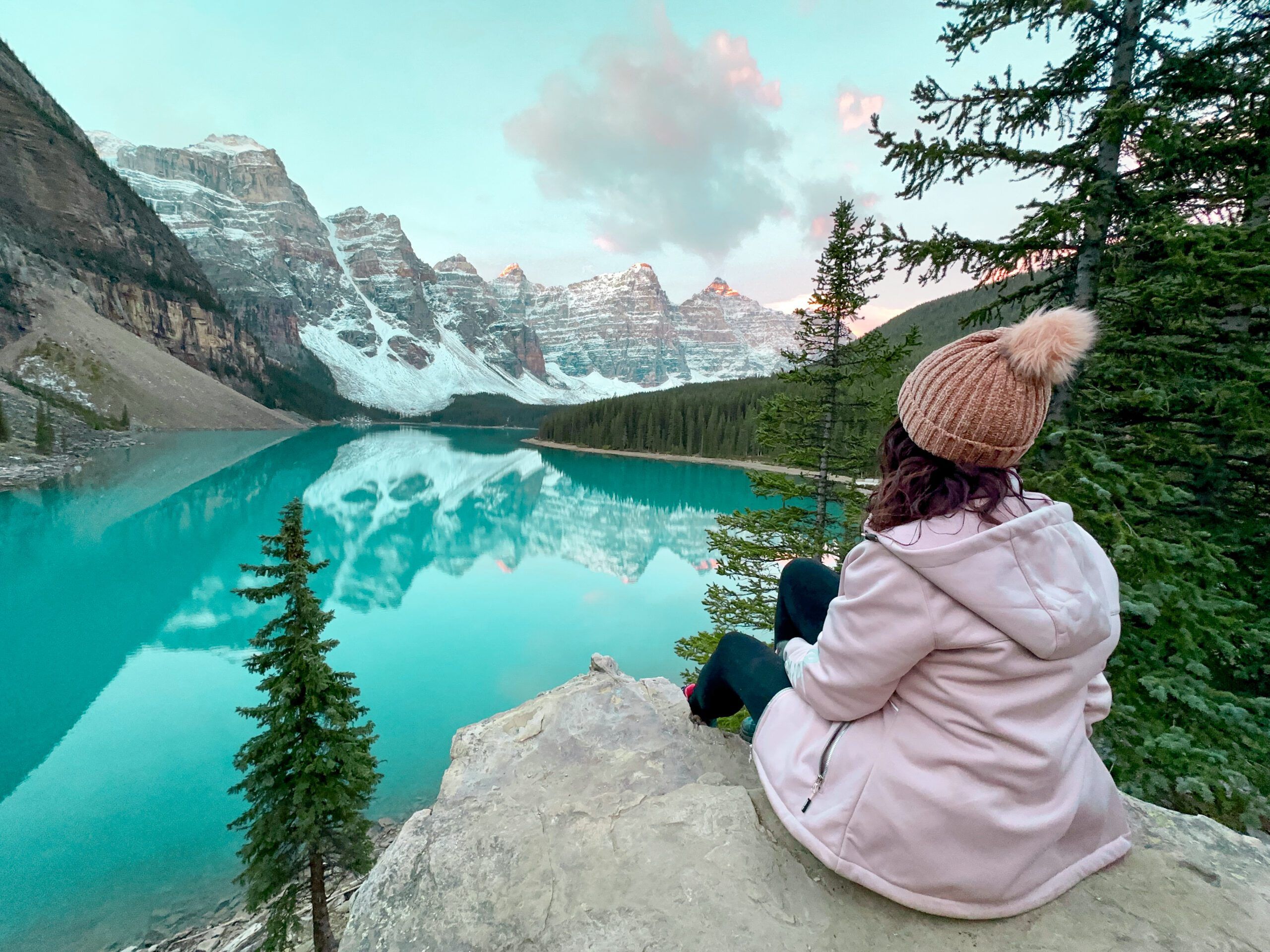 Amanecer en Lake Moraine