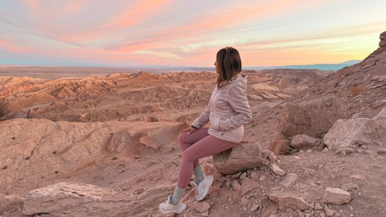 Atardecer en el Valle de Luna