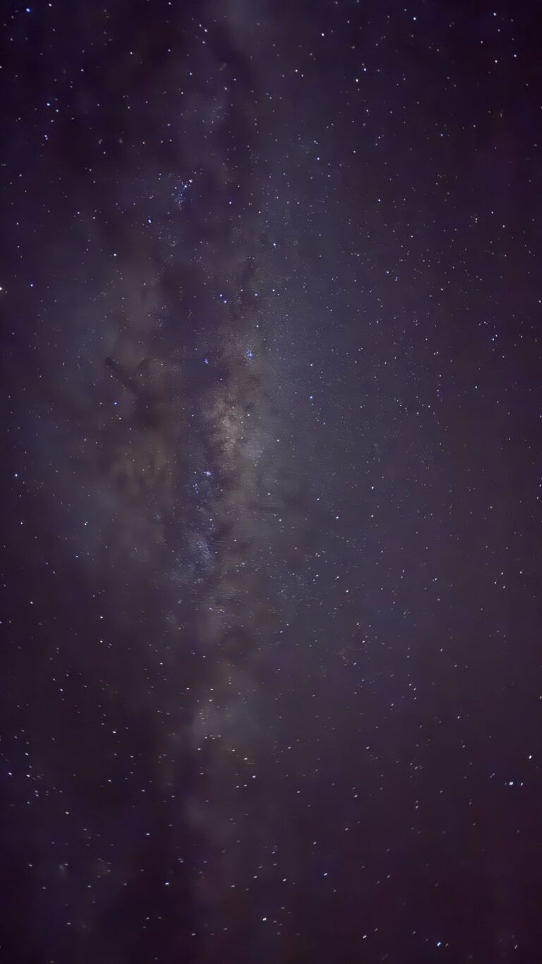 Foto de la vía láctea con mi móvil